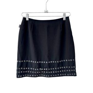 Moschino Jeans Grommet Skirt Size 4